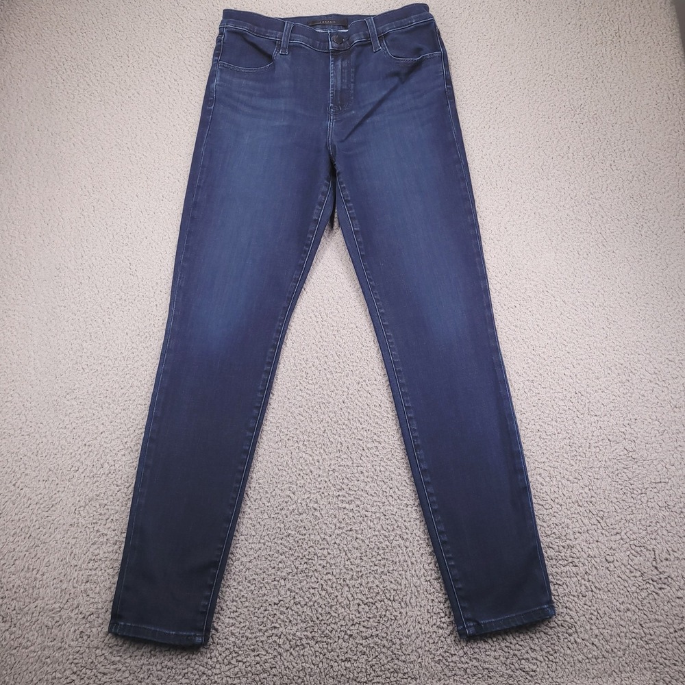 J BRAND Jeans Size 30 Maria High Rise Skinny Concept Dark Wash Denim